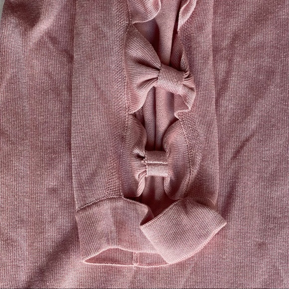 CECE LIGHT PINK SWEATER CUT OUT SLEEVES PLUS SIZE 3X - Picture 5 of 9